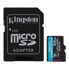 Карта памяти MicroSDXC  512GB UHS-I/U3 Class 10 Kingston Canvas Go! Plus R200/W160MB/s + SD-адаптер (SDCG4/512GB)