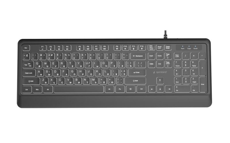 Клавіатура Gembird Black (KB-MCH-05-CYRL)