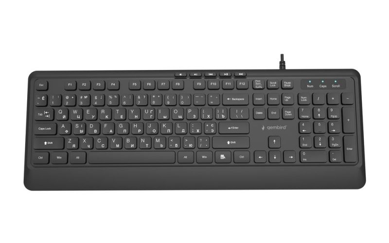 Клавіатура Gembird Black (KB-MCH-05-CYRL)
