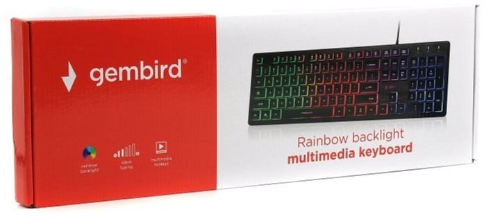 Клавиатура Gembird Black USB UKR (KB-UML-01-UA)