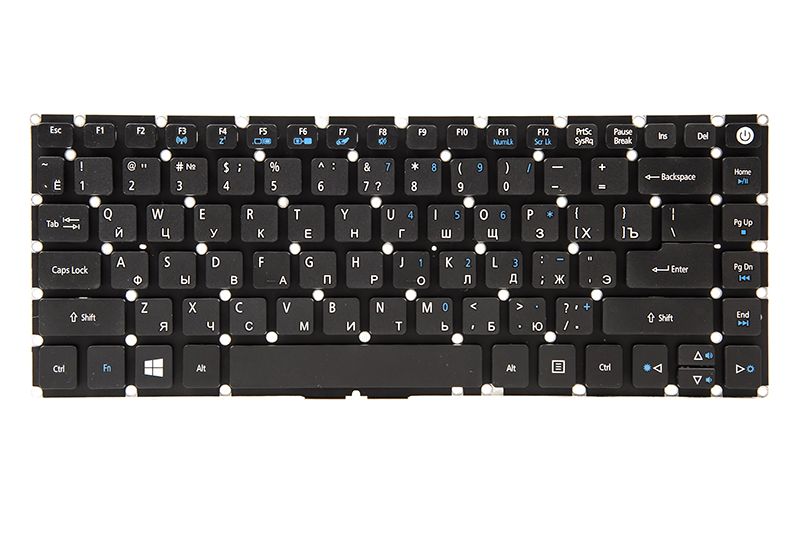 Клавиатура для ноутбука ACER Aspire E5-422, E5-432 черный, без фрейма