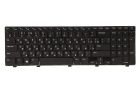 Клавиатура для ноутбука DELL Inspiron 15: 3521; Vostro: 2521 черный, черный фрейм