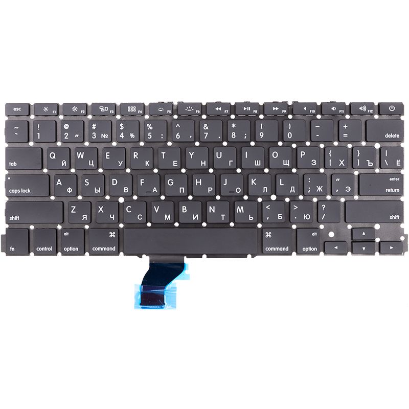 Клавиатура для ноутбука APPLE Macbook Pro 13" A1502 черный, без фрейма
