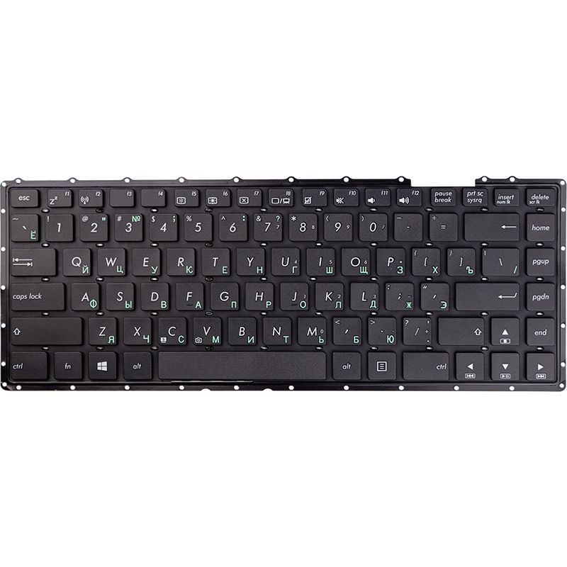 Клавіатура для ноутбука ASUS X453, X451, чорний, без фрейму (KB310723)
