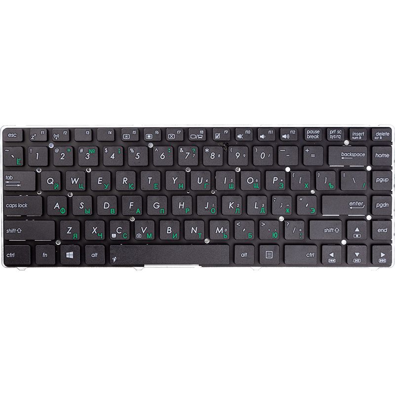 Клавіатура для ноутбука ASUS K45, R400, N45, чорний (KB310727)