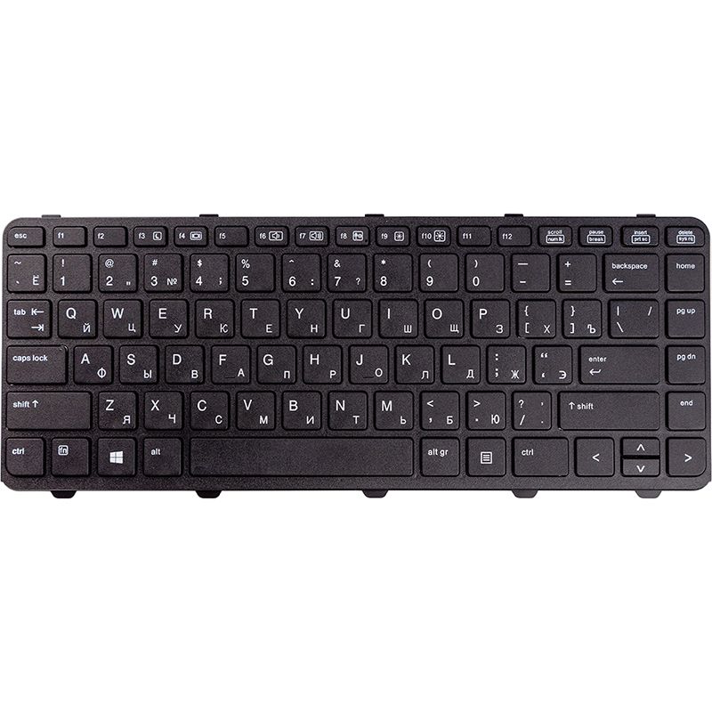 Клавиатура для ноутбука HP ProBook 430 G1 черный, черный фрейм