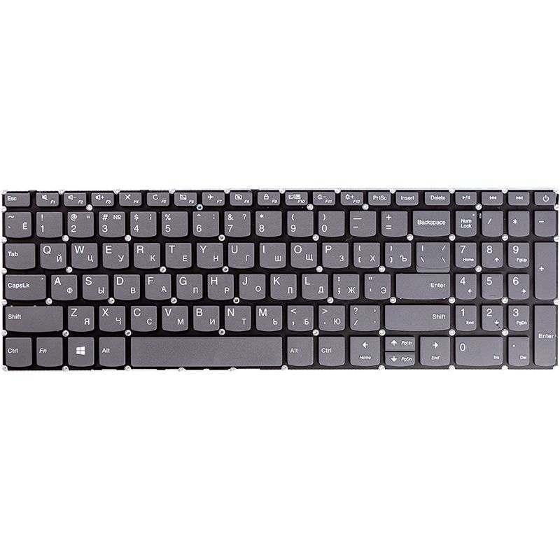Клавиатура для ноутбука LENOVO Ideapad 320-15, 320-15ABR черный