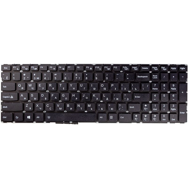 Клавiатура для ноутбука LENOVO Erazer Y50, Y50-70, Ideapad U530 чорний (KB310761)