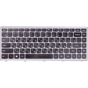 Клавiатура для ноутбука LENOVO Z410, G400 чoрний, сірий фрейм (KB310768)