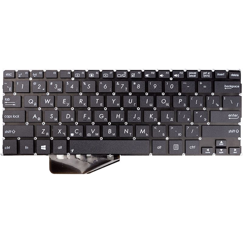 Клавіатура для ноутбука ASUS F200CA, X200CA чорний (KB310773)