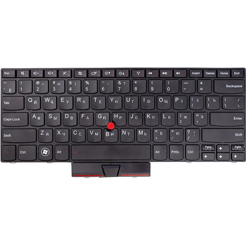Клавиатура для ноутбука LENOVO Thinkpad Edge E40, E50 черный, черный фрейм