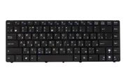 Клавiатура для ноутбука ASUS A42, K42, N82 чoрний, чoрний фрейм (KB310807)