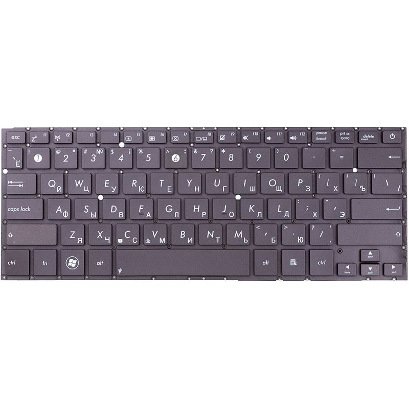 Клавиатура для ноутбука ASUS ZenBook UX32, UX32A черный, серый фрейм