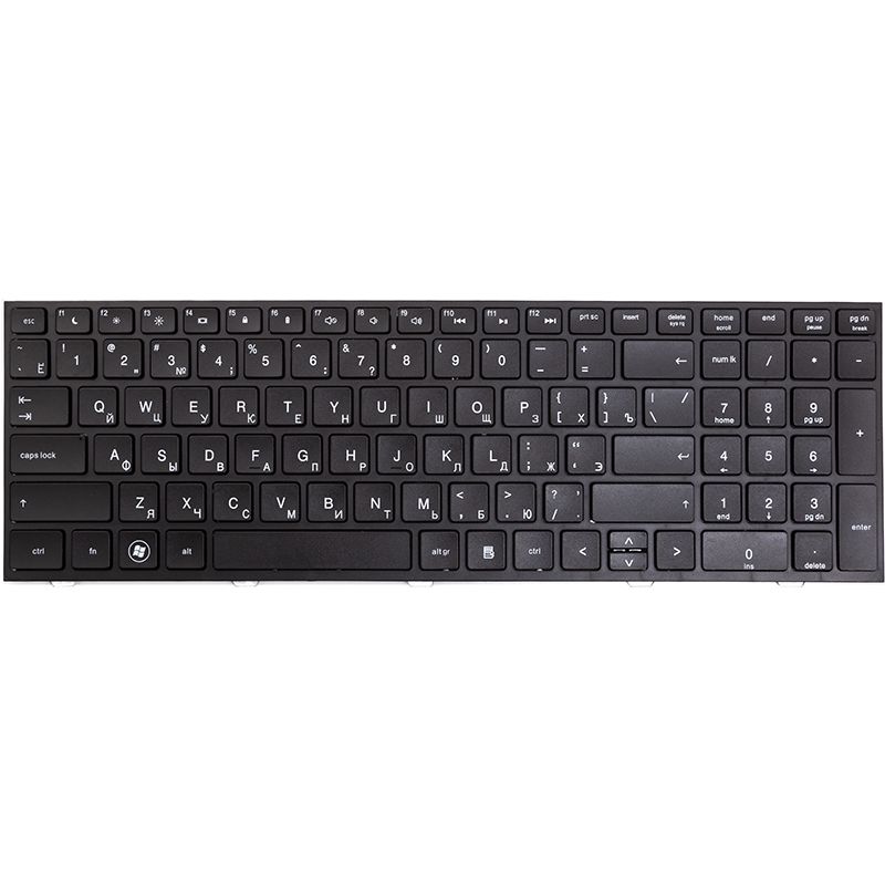 Клавиатура для ноутбука HP ProBook 4540, 4540s черный, черный фрейм