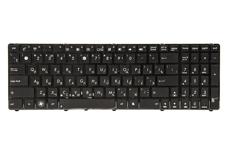 Клавиатура для ноутбука ASUS K50, K50A, K50I черный, черный фрейм