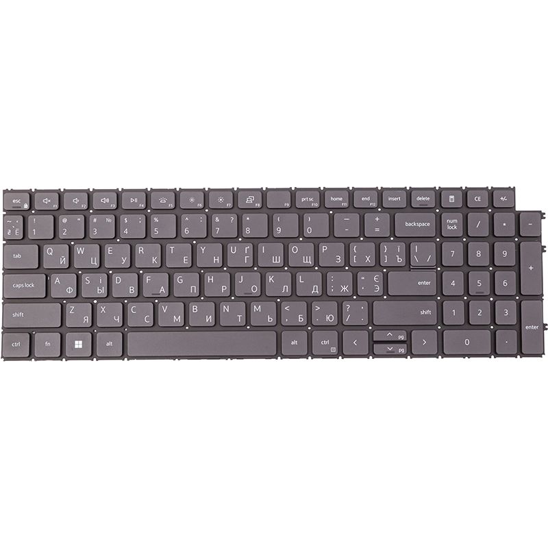 Клавіатура для ноутбука DELL Vostro 15 3510 3515, чорна, підсвічування (KB311439)
