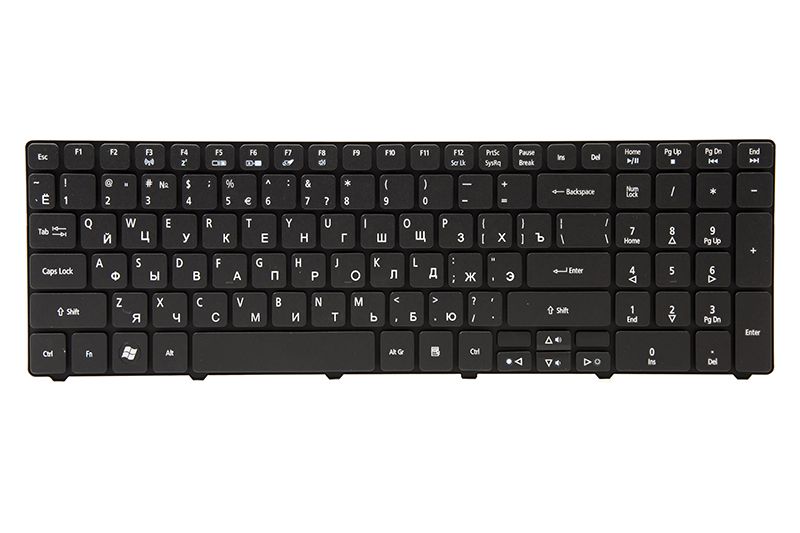 Клавиатура для ноутбука ACER Aspire 5236, eMahines E440 черный, черный фрейм