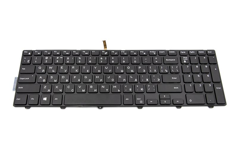 Клавиатура для ноутбука DELL Inspiron 3541, 5542 подсветка клавиш, черный