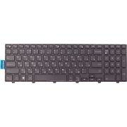 Клавиатура для ноутбука DELL Inspiron 5558 черная, подсветка