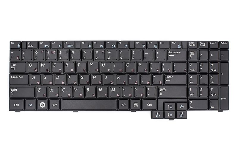 Клавиатура для ноутбука SAMSUNG E352 черный, черный фрейм