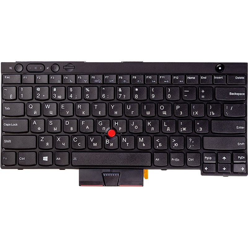 Клавиатура для ноутбука LENOVO Thinkpad T430, L430, X230 черный, черный фрейм