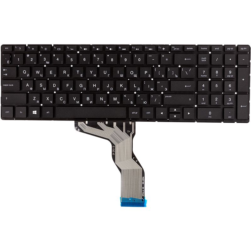 Клавіатура для ноутбука HP 250 G6, 258 G6 з підсвічуванням (KB314140)
