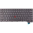 Клавіатура для ноутбука Lenovo ThinkPad T470s, чорна, чорний фрейм (KB314164)