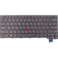 Клавіатура для ноутбука Lenovo ThinkPad T470s, чорна, чорний фрейм (KB314164)