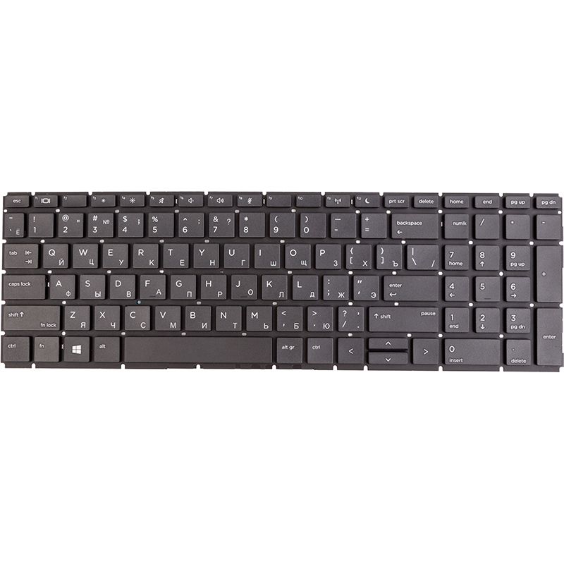 Клавіатура для ноутбука HP ProBook 450 G6 чорна, без фрейму (KB314539)