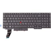 Клавиатура для ноутбука Lenovo Thinkpad E15 Gen 2 черная, trackpoint
