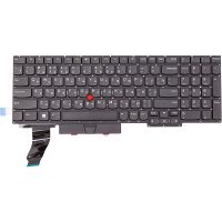 Клавиатура для ноутбука Lenovo Thinkpad E15 Gen 2 черная, trackpoint