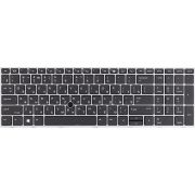 Клавіатура для ноутбука HP Zbook 15 G5 чорна, без фрейму, підсвітка (KB315000)