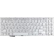Клавіатура для ноутбука ASUS Vivobook S15 S530U срібляста, без фрейму, підсвітка (KB315130)