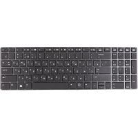 Клавіатура для ноутбука HP EliteBook 8560w чорна, чорний фрейм (KB315338)