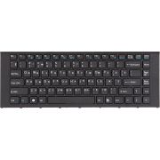 Клавиатура для ноутбука Sony Vaio VPC-EA черная, черный фрейм