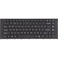 Клавиатура для ноутбука Sony Vaio VPC-EA черная, черный фрейм