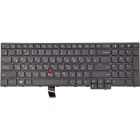 Клавиатура для ноутбука Lenovo ThinkPad E560, черная, черньій фрейм