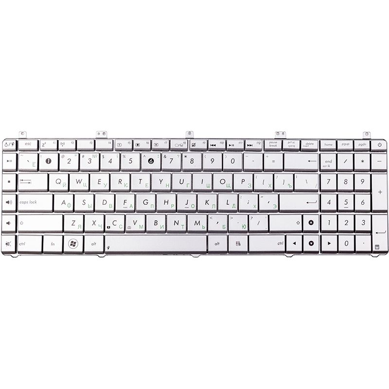 Клавіатура для ноутбука ASUS N55 Series срібляста (KB315864)