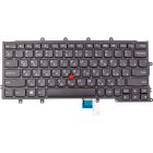 Клавиатура для ноутбука Lenovo ThinkPad A275, черная, черньій фрейм