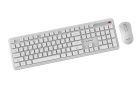 Комплект (клавиатура, мышь) беспроводной Gembird White (KBS-WPS-01-W-CYRL)