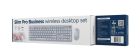 Комплект (клавиатура, мышь) беспроводной Gembird White (KBS-WPS-01-W-CYRL)