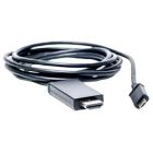 Кабель PowerPlant microUSB-HDMI, 1.8м, Black (KD00AS1239)