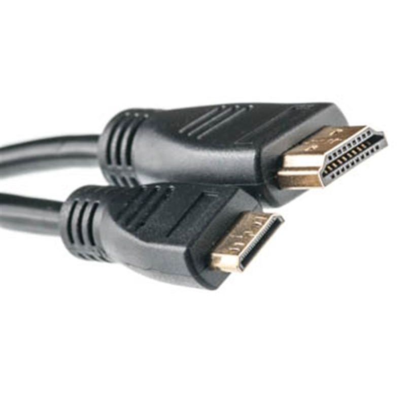 Кабель PowerPlant miniHDMI-HDMI v1.3, 5м, Black (KD00AS1246)