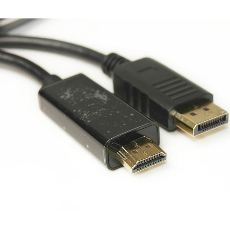Кабель PowerPlant DisplayPort-HDMI v1.4, 1.8м, Black (KD00AS1278)