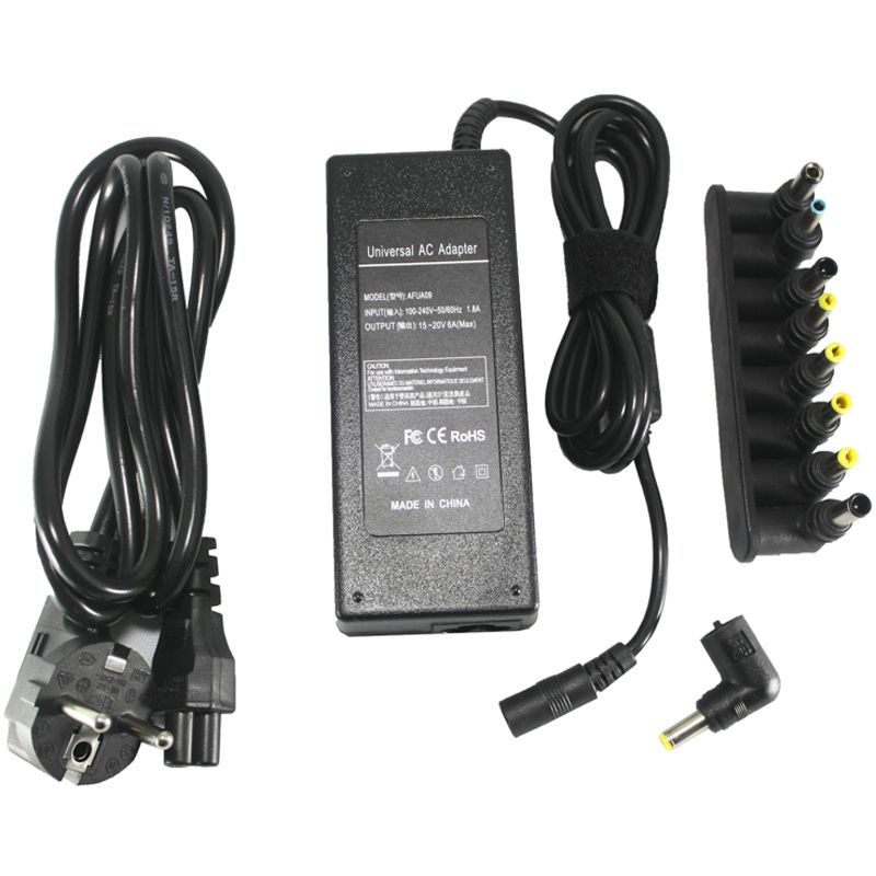 Универсальный блок питания PowerPlant для ноутбуков 220V, 15-20V 120W 6A (KD00MS0013)