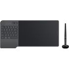 Графический планшет Huion Inspiroy Keydial KD200 + перчатка