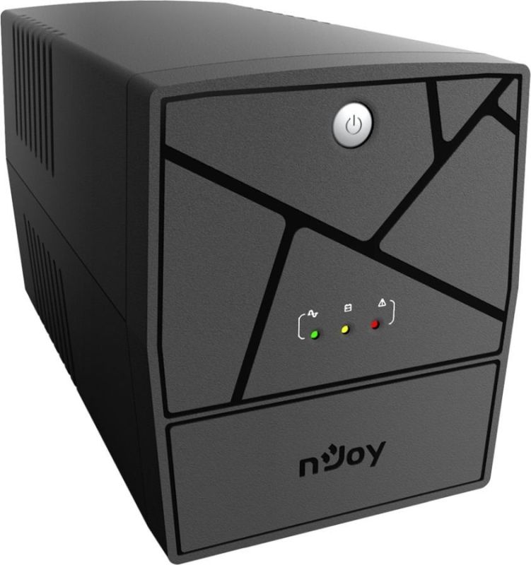 Джерело безперебійного живлення NJOY Keen 1000 (UPLI-LI100KU-CG01B), Lin.int., AVR, 4 x евро, USB, пластик (Keen 1000 USB)
