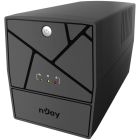 Джерело безперебійного живлення NJOY Keen 1000 (UPLI-LI100KU-CG01B), Lin.int., AVR, 4 x евро, USB, пластик (Keen 1000 USB)