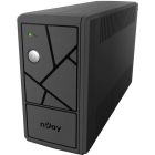 ИБП NJOY Keen 600 (UPLI-LI060KU-CG01B) Lin.int., AVR, 2 x евро, USB, пластик (Keen 600 USB)