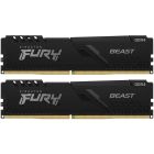 Модуль памяти DDR4 2x16GB/3200 Kingston Fury Beast Black (KF432C16BBK2/32)
